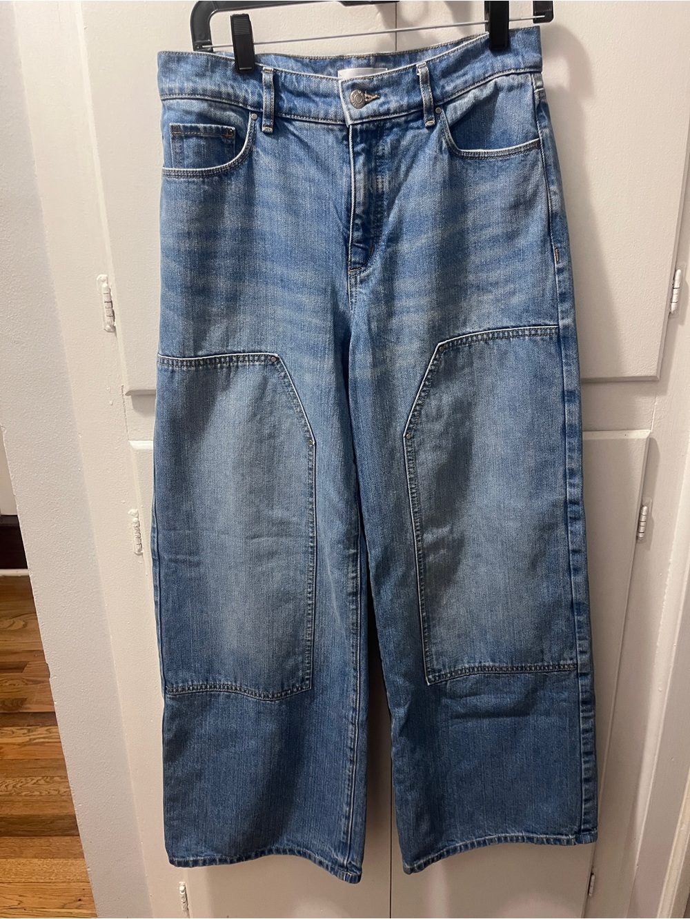 Light Blue Wide-Leg Patch Pocket Women’s Jeans LOFT brand size 4 / 27